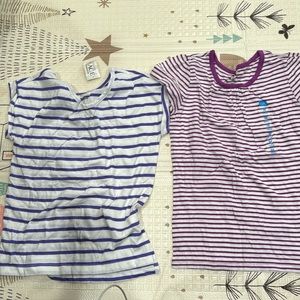 Comfortable tshirts size 7-8 . Price is for both shirts together.